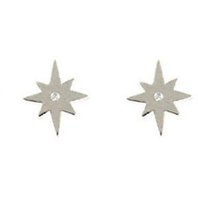 Starburst Earrings in Silver