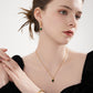 Sterling Silver Malachite Necklace D0402