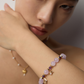 Lavender amethyst bracelet (natural crystals have color differences in different batches) SL0157-2