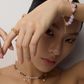 Lavender amethyst bracelet (natural crystals have color differences in different batches) SL0157-2