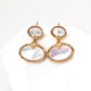 Vintage Mother of Pearl Earrings E01317