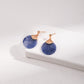 Vintage Blue Aventurine Earrings E0958