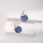 Vintage Blue Aventurine Earrings E0958