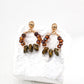Vintage Illusion Glass Bead Earrings E01327-2