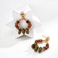 Vintage Illusion Glass Bead Earrings E01327-2