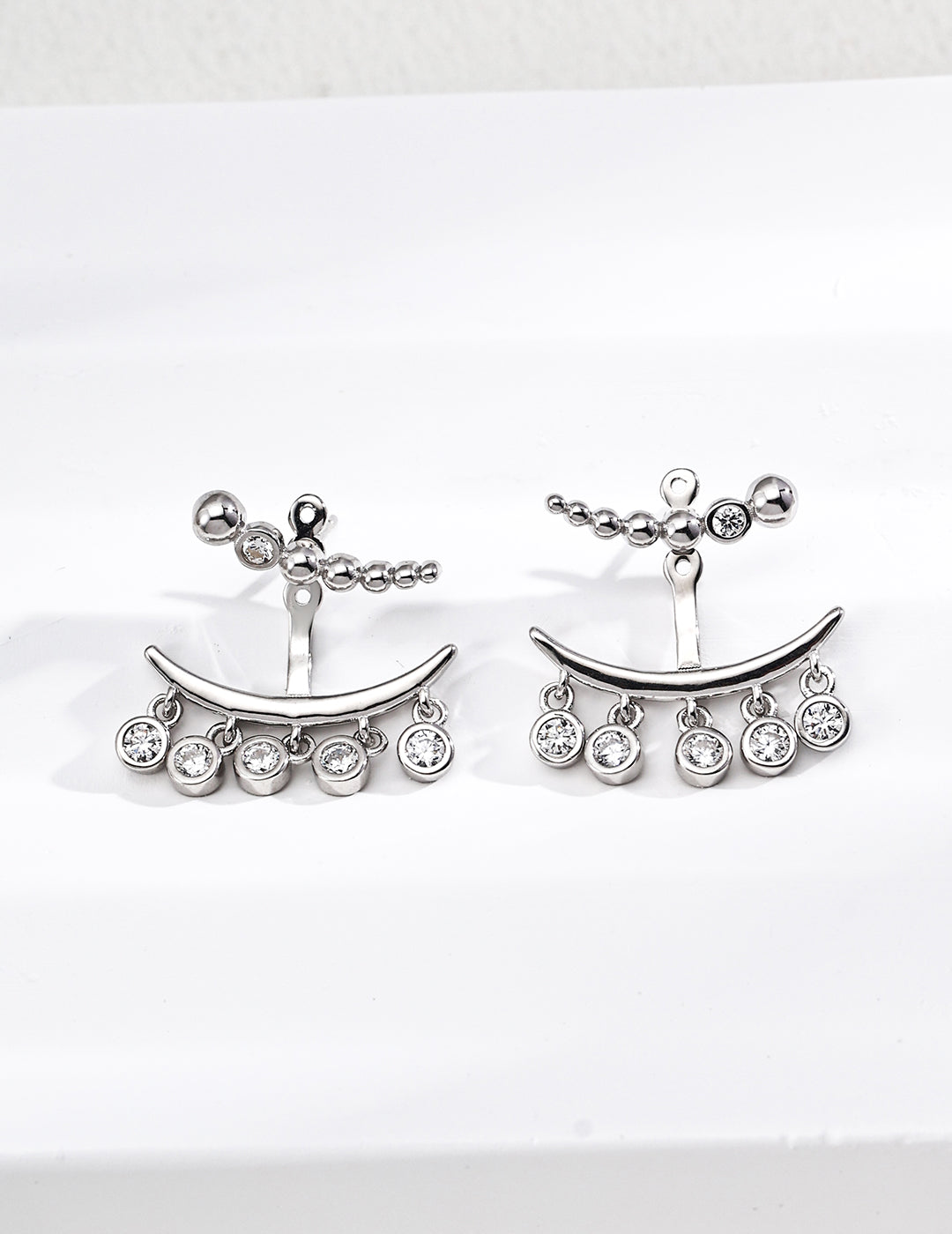 Retro design earrings (dual use) E01349