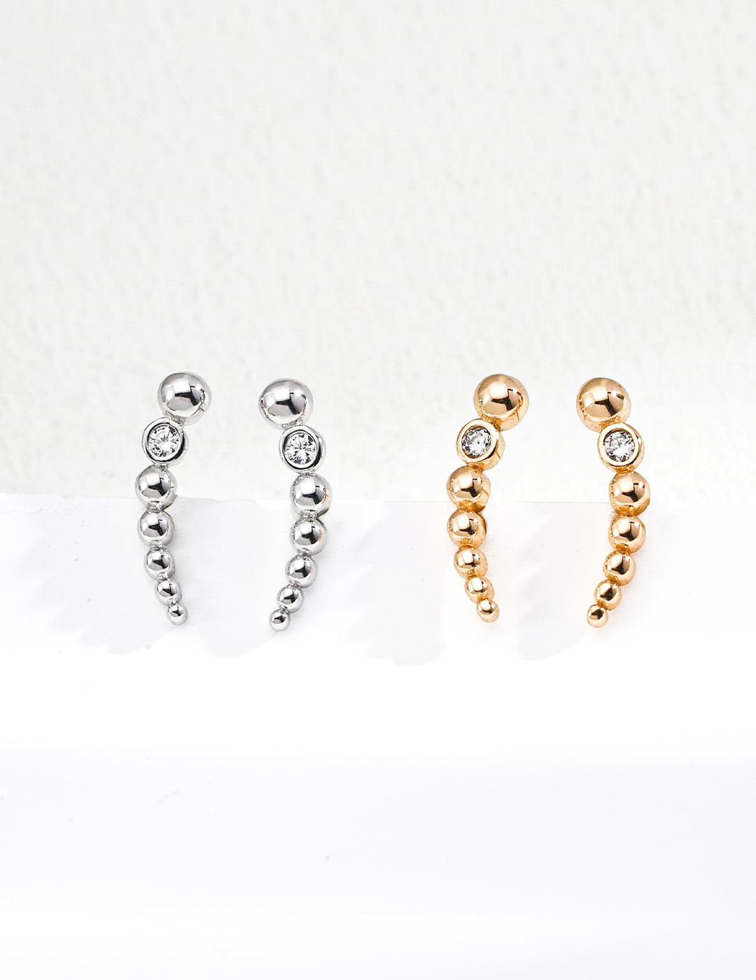 Retro design earrings (dual use) E01349
