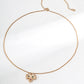 Vintage Zirconia Pendant Necklace D0630-2