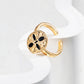 Vintage Black Drip-Glaze Ring J0232-2