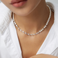 Sterling Silver Pearl Necklace D0388