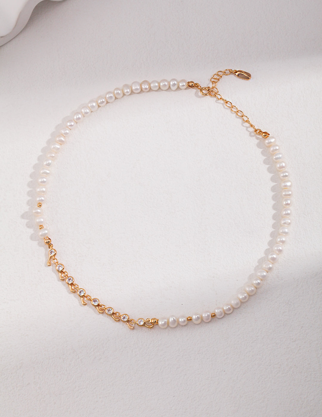 Sterling Silver Pearl Necklace D0388