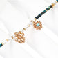 Vintage Design Natural Pearl Malachite Turquoise Necklace D0619-2