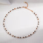 Sterling Silver Tiger Eye Necklace D0367