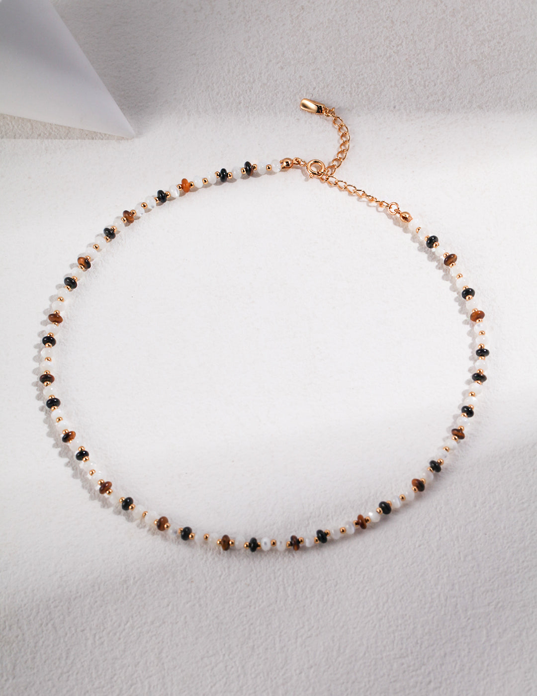 Sterling Silver Tiger Eye Necklace D0367